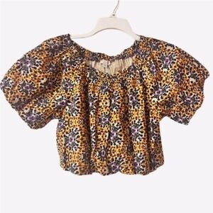 Jennifer & Grace Floral Off-Shoulder Women's Top